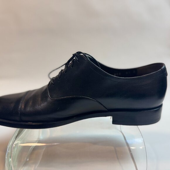 Ferragamo - Cap-Toe Black Leather Oxford